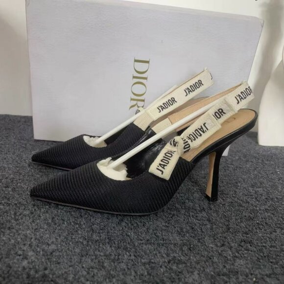 Christian Dior J'Adior Slingback Pump Black - Picture 1 of 5